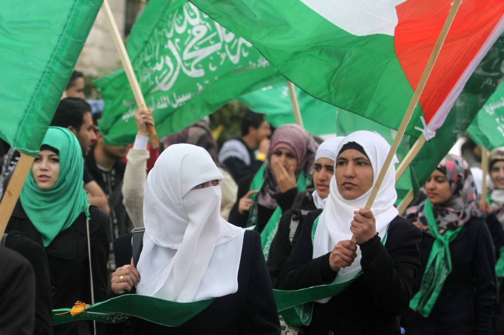 Palestinian students from Birzeit University