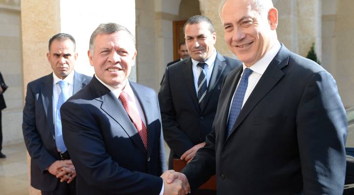 Netanyahu and King Abdullah