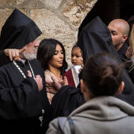 Kardashian in Jerusalem