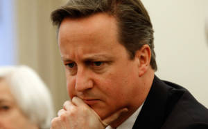 British Prime Minister David Cameron