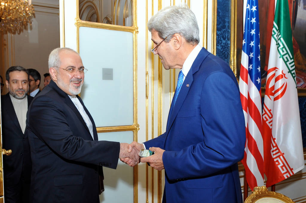 Secretary_Kerry_greets_Iranian_Foreign_Miniser_Zarif