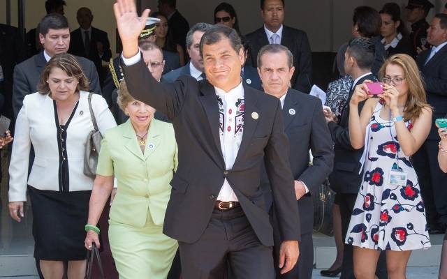 Ecuadorian President Rafael Correa. (lvalin/Shutterstock)