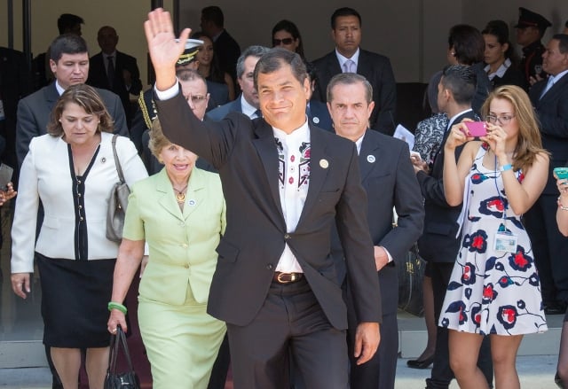 Ecuadorian President Rafael Correa. (lvalin/Shutterstock)