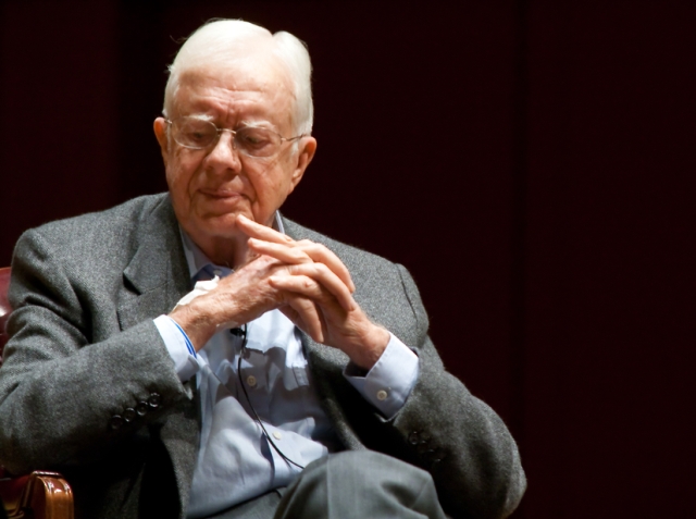 Former US President Carter. (Nir Levy/Shutterstock)