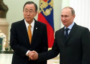 Vladimir Putin, Ban Ki-moon