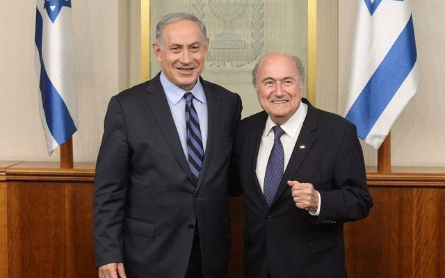 FIFA Blatter Netanyahu