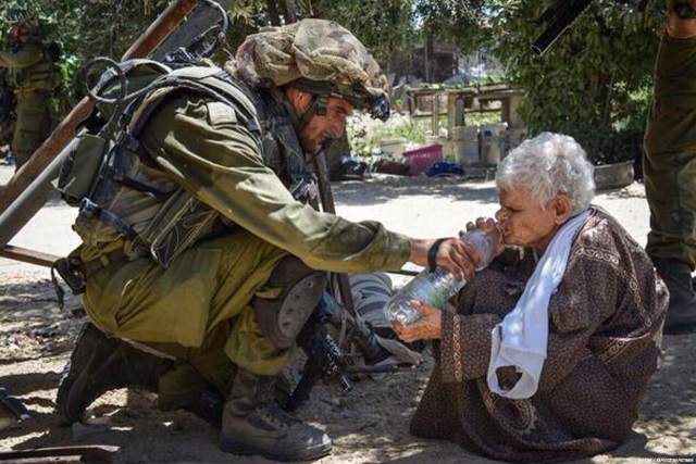 IDF soldier Arab woman