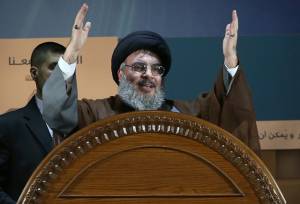 Jefe de Hezbollah, Hassan Nasrallah,