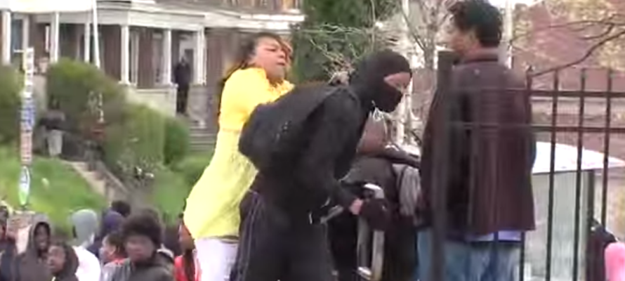 Baltimore riot mom