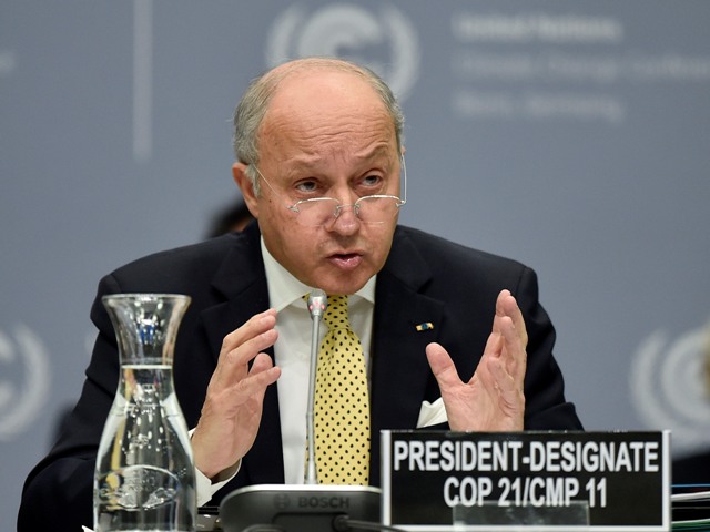 French Foreign Minister Laurent Fabius