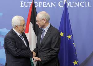 Herman Van Rompuy, Mahmoud Abbas