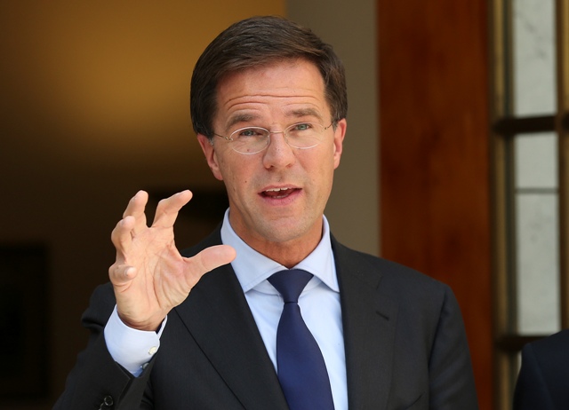 Dutch Prime Minister Mark Rutte