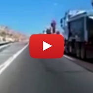 Arab Truck Driver Runs Yad Sarah Car Off the Road
