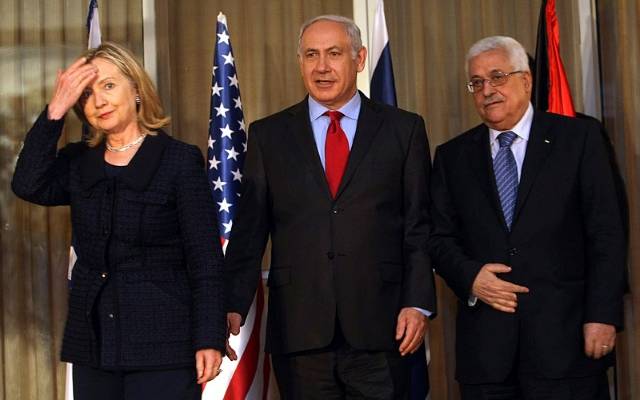 Netanyahu Abbas Clinton