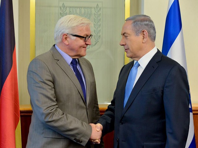 Netanyahu with German foreign minister