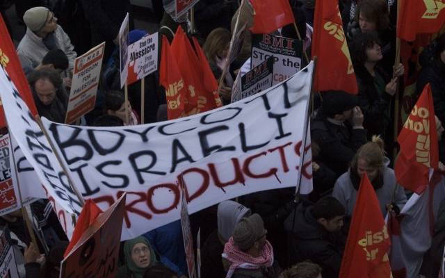 An anti-Israel demonstration