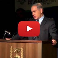 Netanyahu Address World Jewry with Warnings