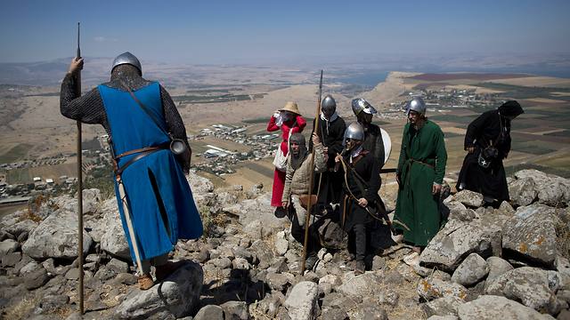 Crusade enactment Galilee