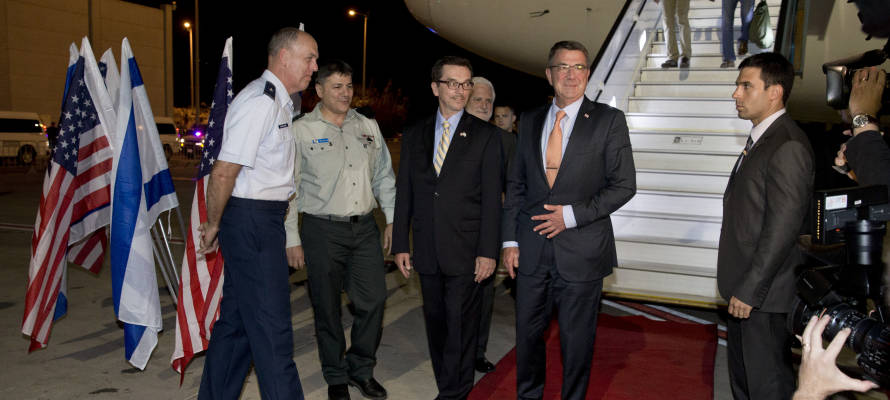US Defense Secretary Carter arrives in Israel