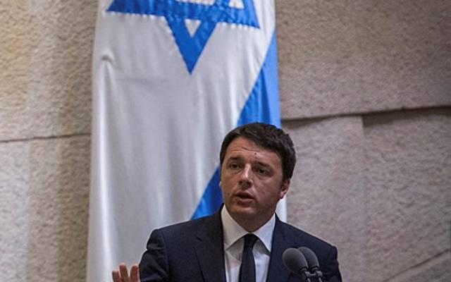 Renzi Italy Knesset