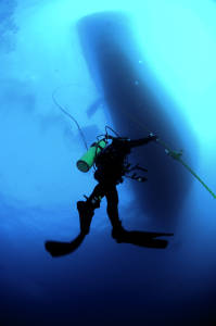 Israeli navy diver