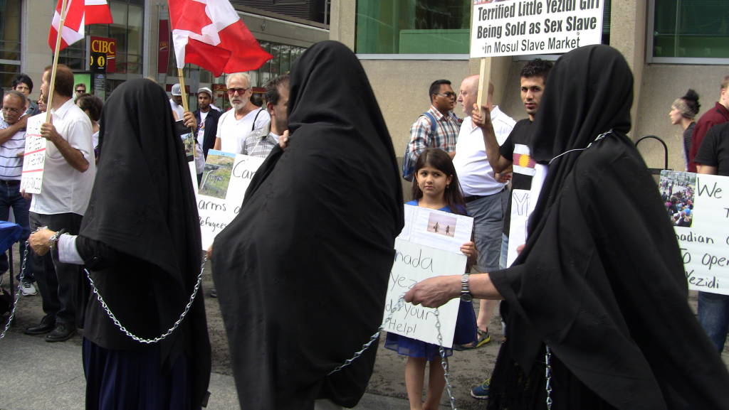 Toronto demonstration for Yezidis
