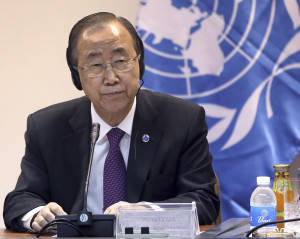UN Secretary-General Ban Ki-moon(AP/Karim Kadim)