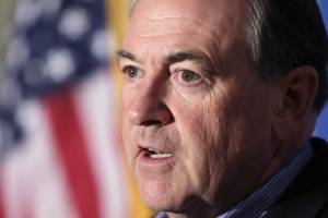 PA demonizes US presidential candidate Mike Huckabee. (AP/Danny Johnston)