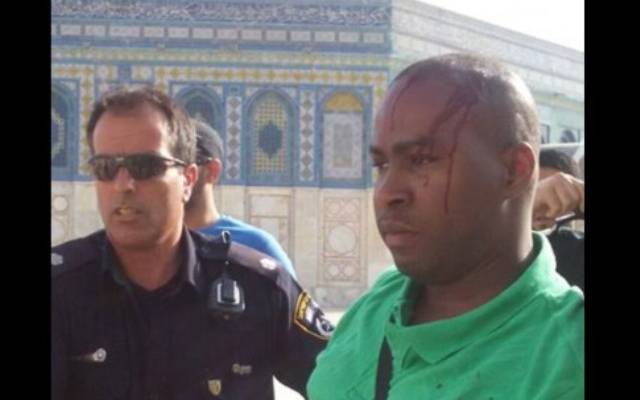 French Tourist Temple Mount