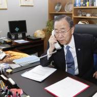 Ban Ki-moon calls Abbas