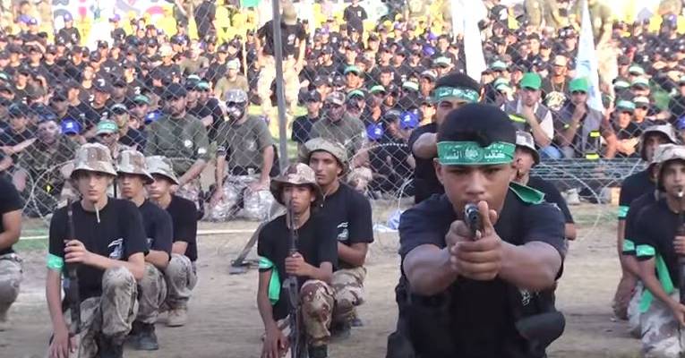 Hamas "summer camp." (screenshot)