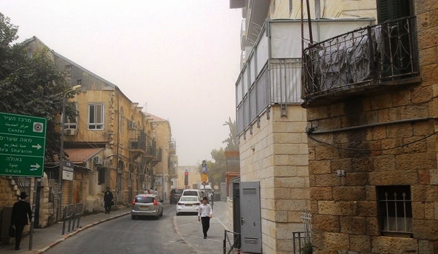 Jerusalem dust