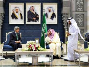 Saudis with John Kerry
