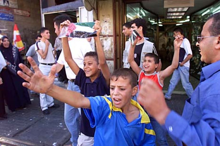 Palestinians celebrate terror