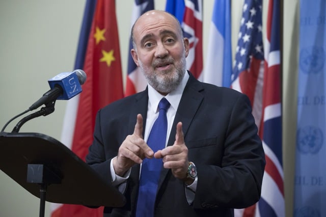 Israeli UN Ambassador Ron Prosor