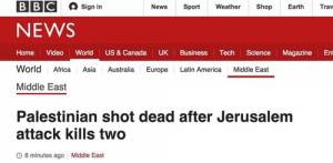 BBC headline