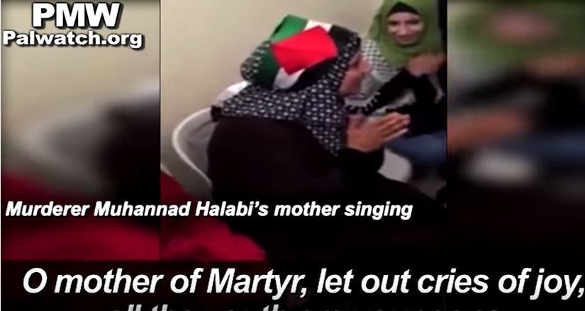 Cries of Joy From Mother of Dead Terrorist Who Killed Two Israelis