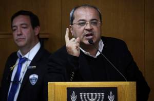 Arab-Israeli MK Ahmed Tibi, on record for anti-Israel incitement, accused Hotovely of exercising "foreign rule." (Hadas Parush/Flash90/File)
