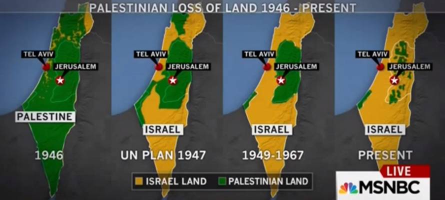 Palestinian propaganda maps