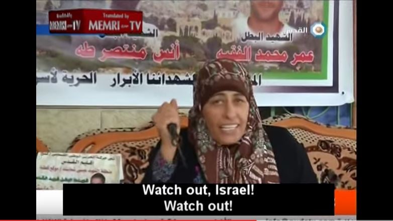 Palestinian Mother Threatens Terror Attacks After Her Son Is Killed Trying to Murder Jews in Israel