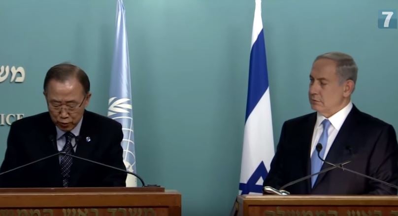 Prime Minister Netanuahu Unleashes the Truth on UN Chief Ban Ki-Moon about Palestinian Lies and Incitement