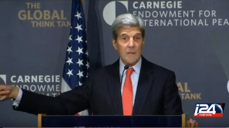 Secretary of State John Kerry Blames Israel for Palestinian Terror and Encourages the Two-State Solution
