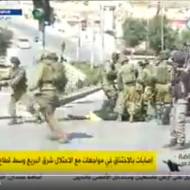 Hebron attack from journalist