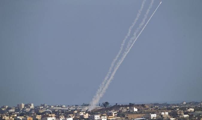 Hamas rocket from Gaza