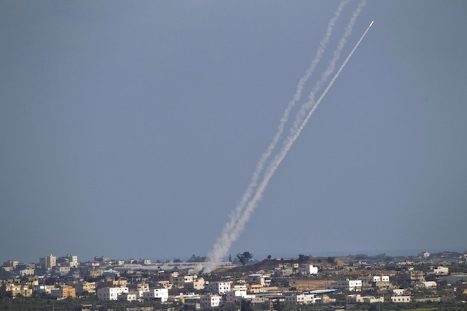 Hamas rocket from Gaza