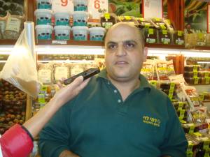 Odeh Elias, a Palestinian employee at Rami Levy