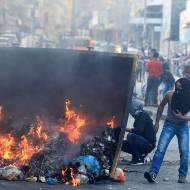 Palestinian riot in Hebron
