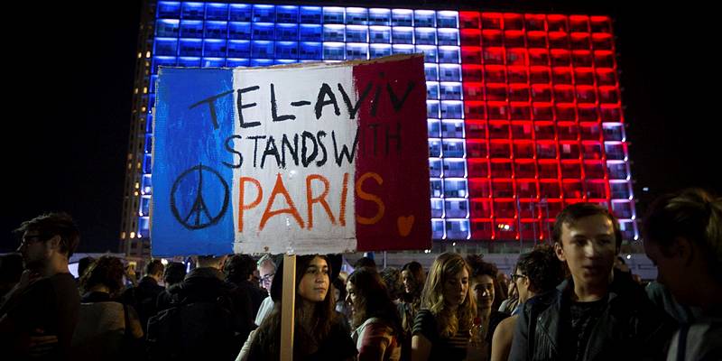 paris attacks Tel Aviv