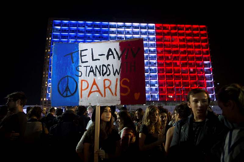 paris attacks Tel Aviv