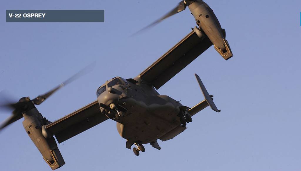 V-22 Osprey military aircraft